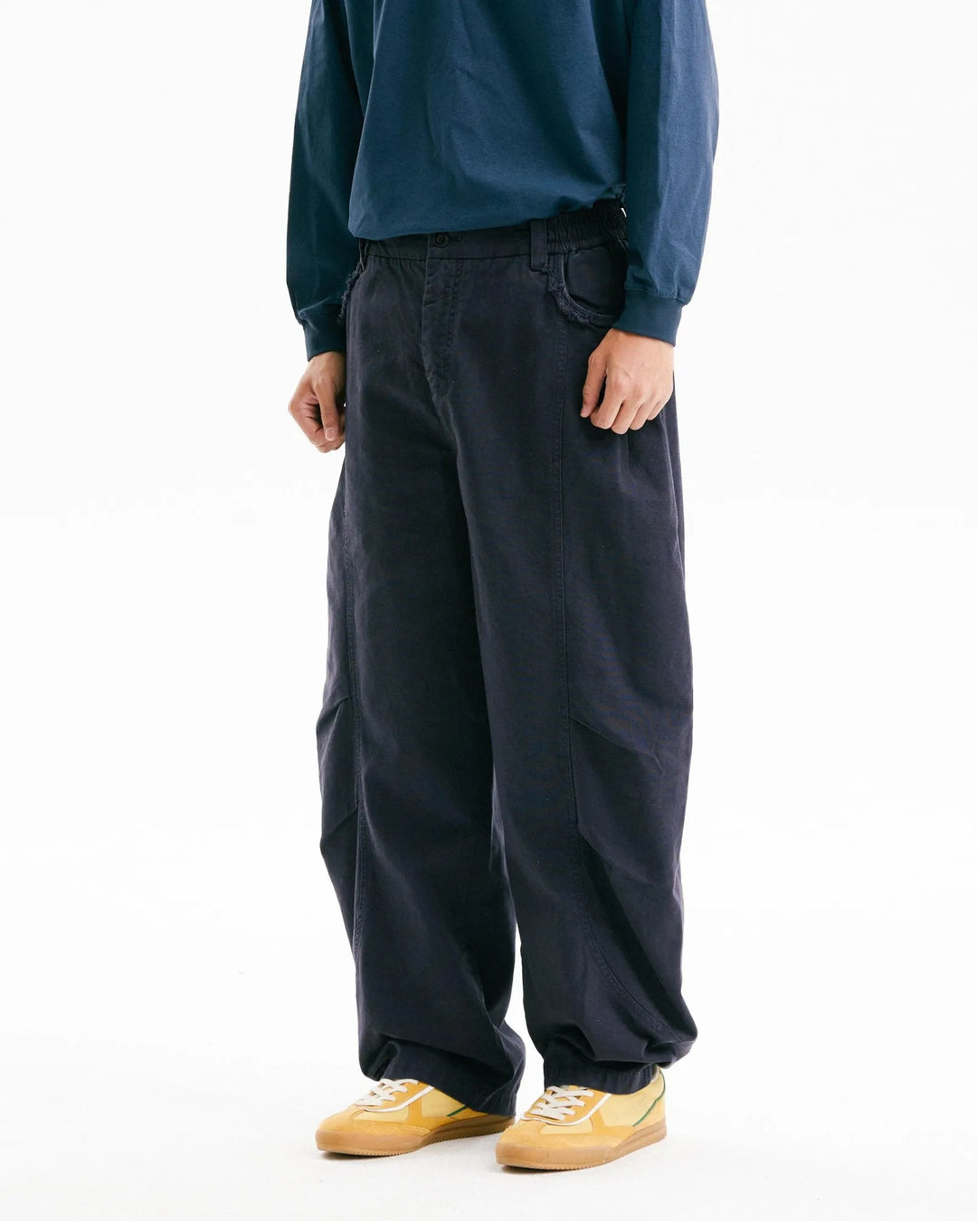 BLACKARMADA Vintage Cargo Pants | Cotton Wide-Leg Workwear for Men & Women