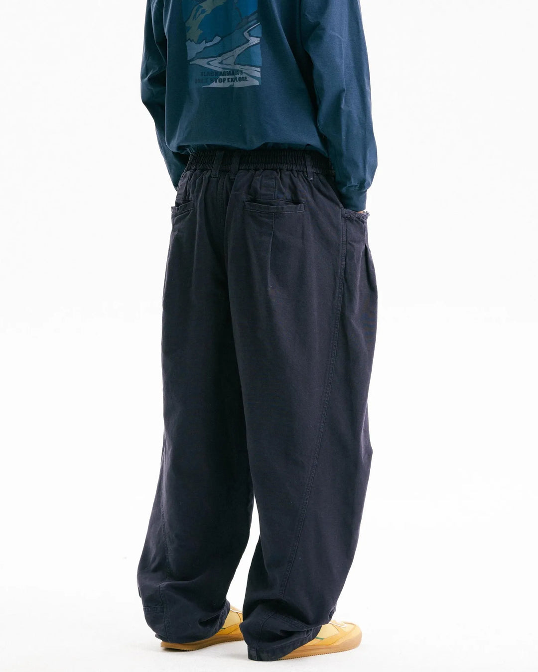 BLACKARMADA Vintage Cargo Pants | Cotton Wide-Leg Workwear for Men & Women