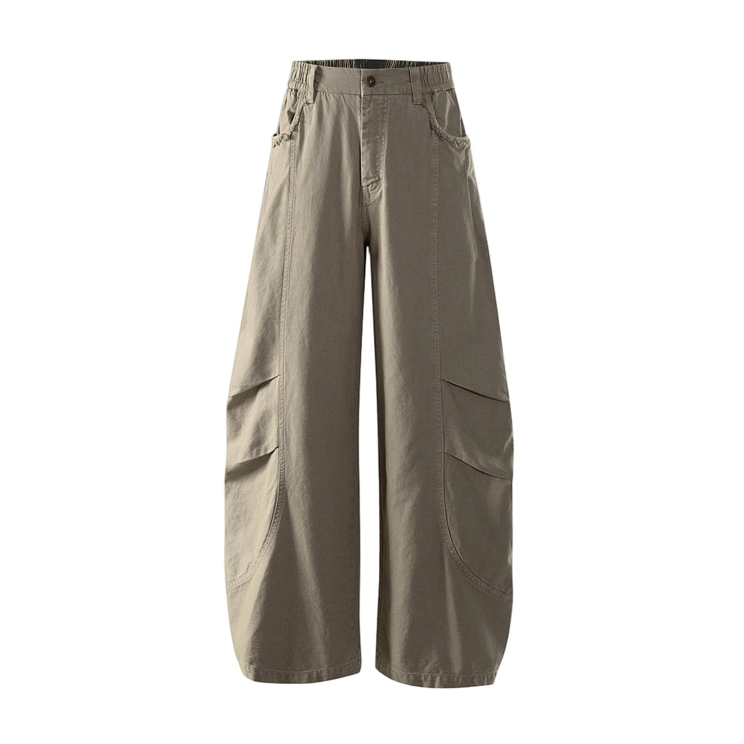 BLACKARMADA Vintage Cargo Pants | Cotton Wide-Leg Workwear for Men & Women