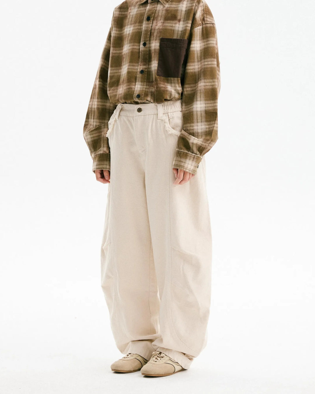 BLACKARMADA Vintage Cargo Pants | Cotton Wide-Leg Workwear for Men & Women