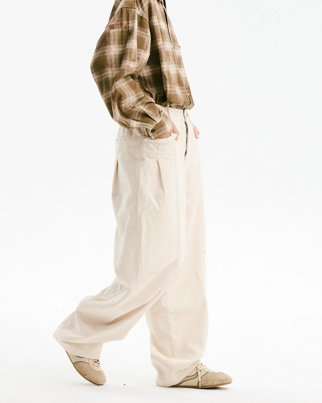 BLACKARMADA Vintage Cargo Pants | Cotton Wide-Leg Workwear for Men & Women