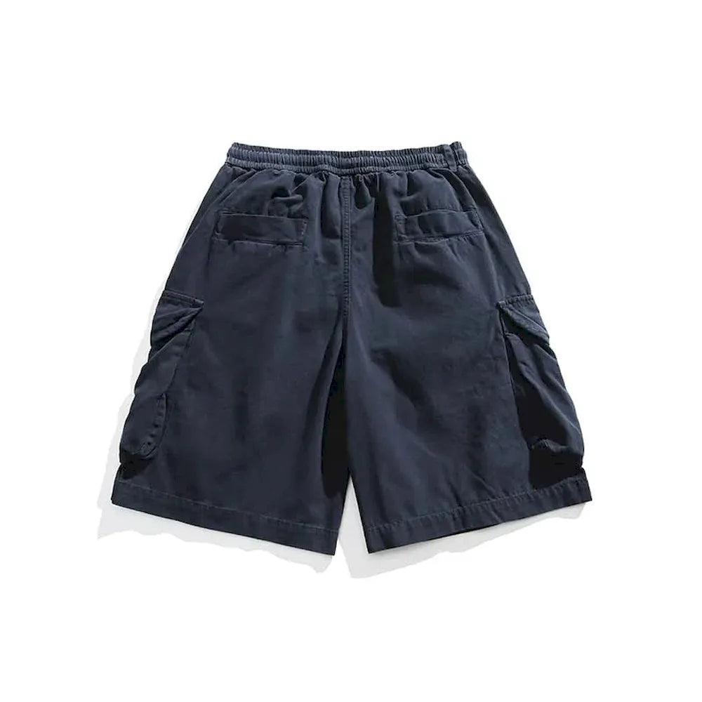 BLACKARMADA Unisex Oversized Camo Cargo Shorts – Streetwear for Men & Women