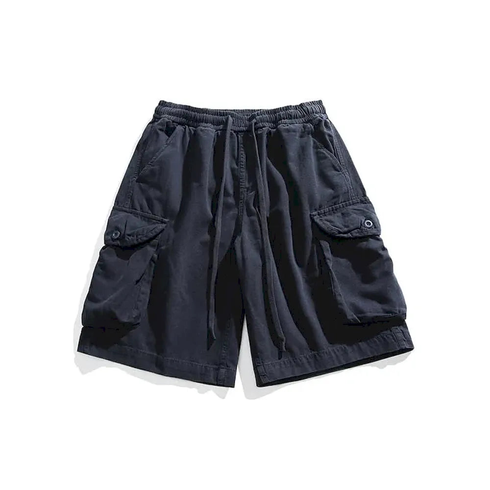 BLACKARMADA Unisex Oversized Camo Cargo Shorts – Streetwear for Men & Women