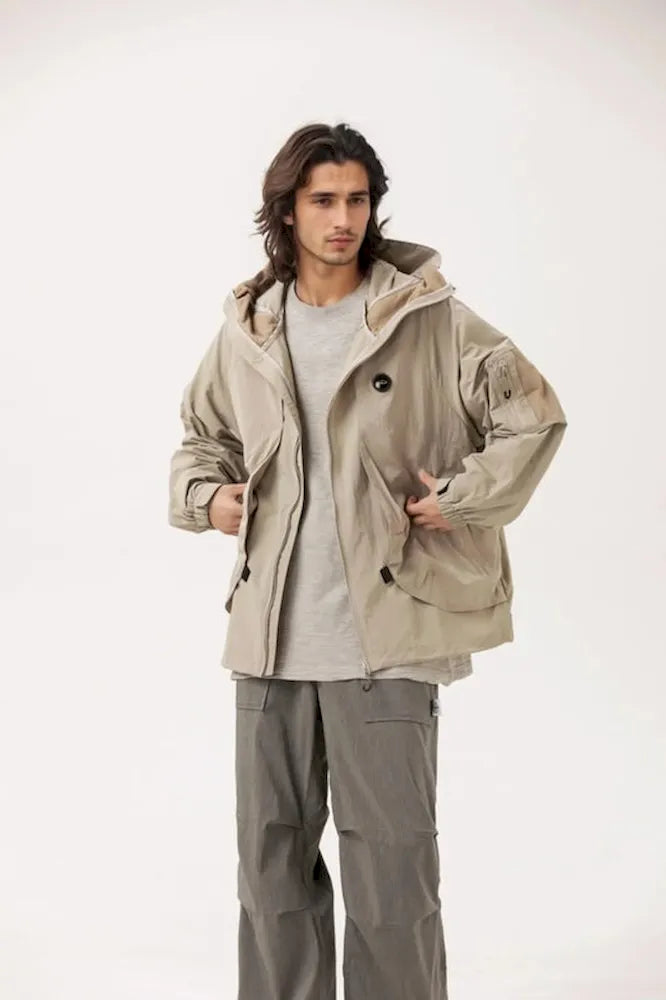 BLACKARMADA Unisex Hiking Jacket - UPF50+ Sun Protection, Lightweight & Packable Windbreaker