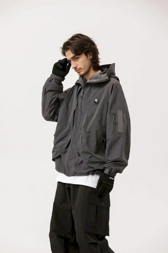 BLACKARMADA Unisex Hiking Jacket - UPF50+ Sun Protection, Lightweight & Packable Windbreaker
