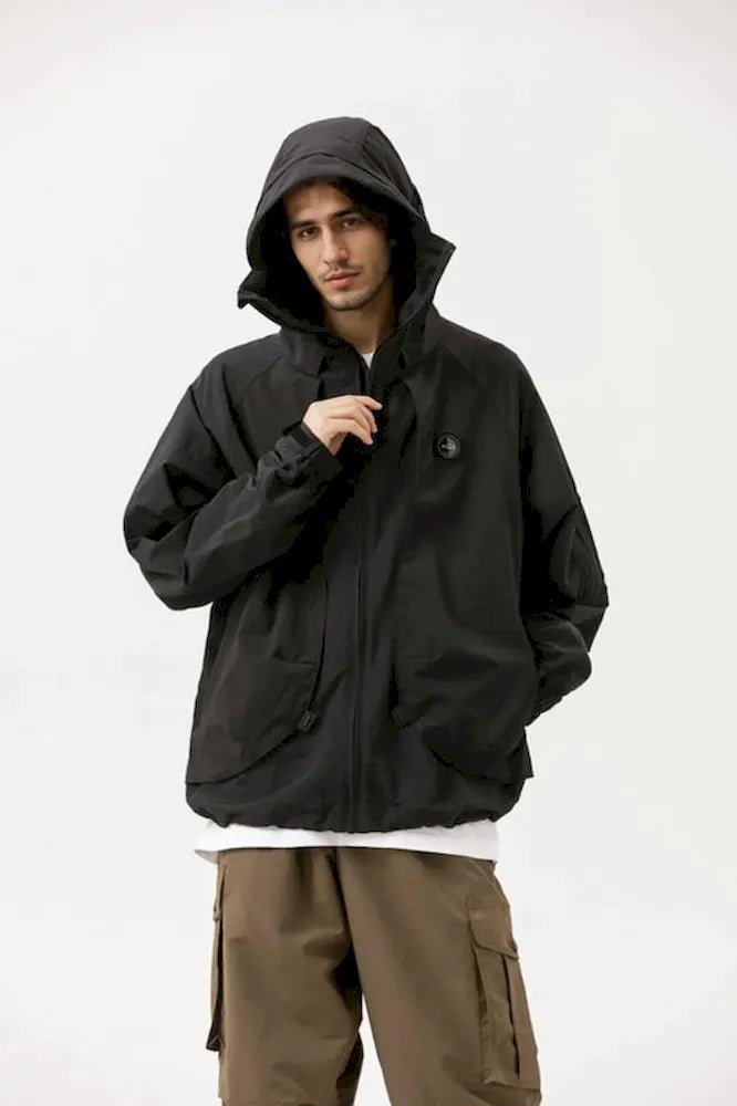 BLACKARMADA Unisex Hiking Jacket - UPF50+ Sun Protection, Lightweight & Packable Windbreaker