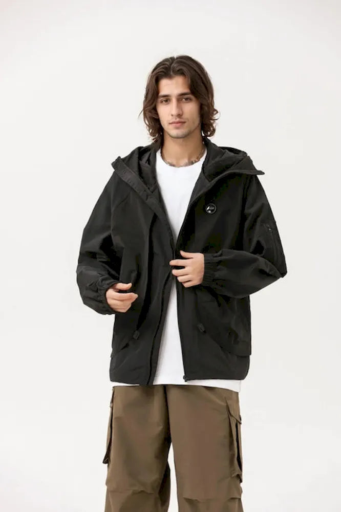BLACKARMADA Unisex Hiking Jacket - UPF50+ Sun Protection, Lightweight & Packable Windbreaker