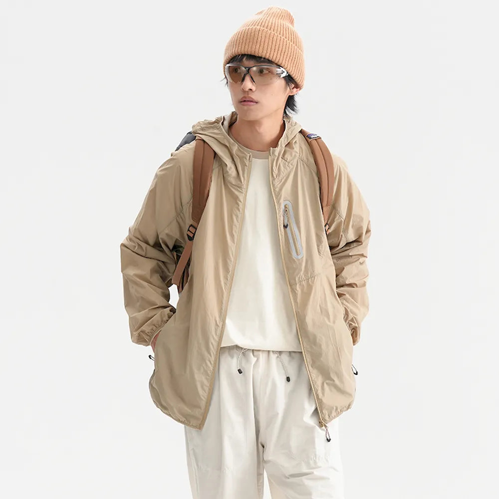 BLACKARMADA Sun Protection Windbreaker Jacket ¨C Lightweight Reflective