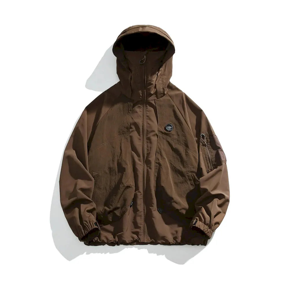 BLACKARMADA Unisex Hiking Jacket - UPF50+ Sun Protection, Lightweight & Packable Windbreaker
