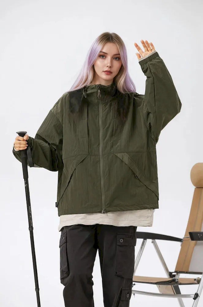 BLACKARMADA UV Protection Windbreaker - Lightweight & Breathable Outdoor Jacket