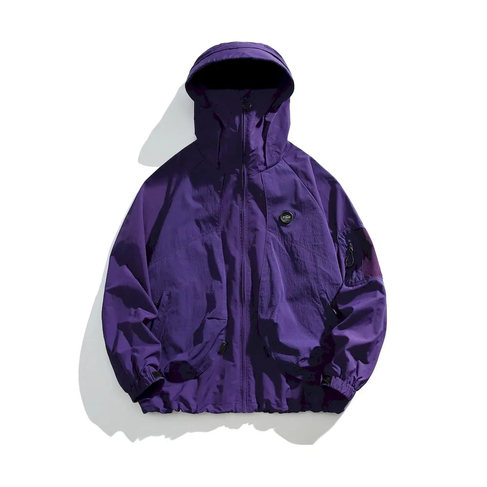 BLACKARMADA Unisex Hiking Jacket - UPF50+ Sun Protection, Lightweight & Packable Windbreaker