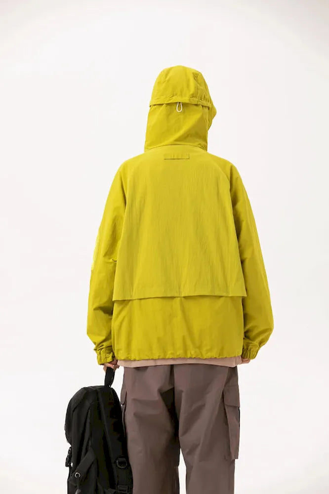 BLACKARMADA Unisex Hiking Jacket - UPF50+ Sun Protection, Lightweight & Packable Windbreaker