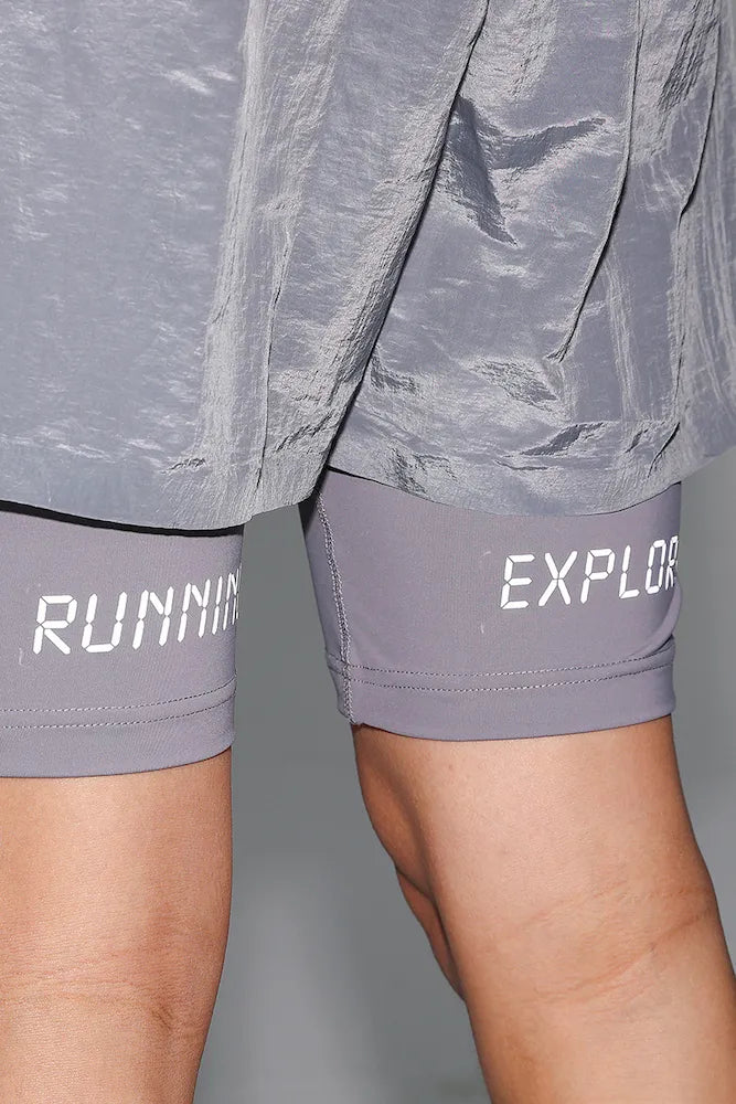 BLACKARMADA Running Shorts – Quick-Dry 2-in-1 Reflective Gym Shorts with Zipper Pockets