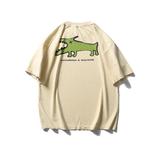 BLACKARMADA Unisex Oversized Cotton T-Shirt - Streetwear Style for Everyday Wear