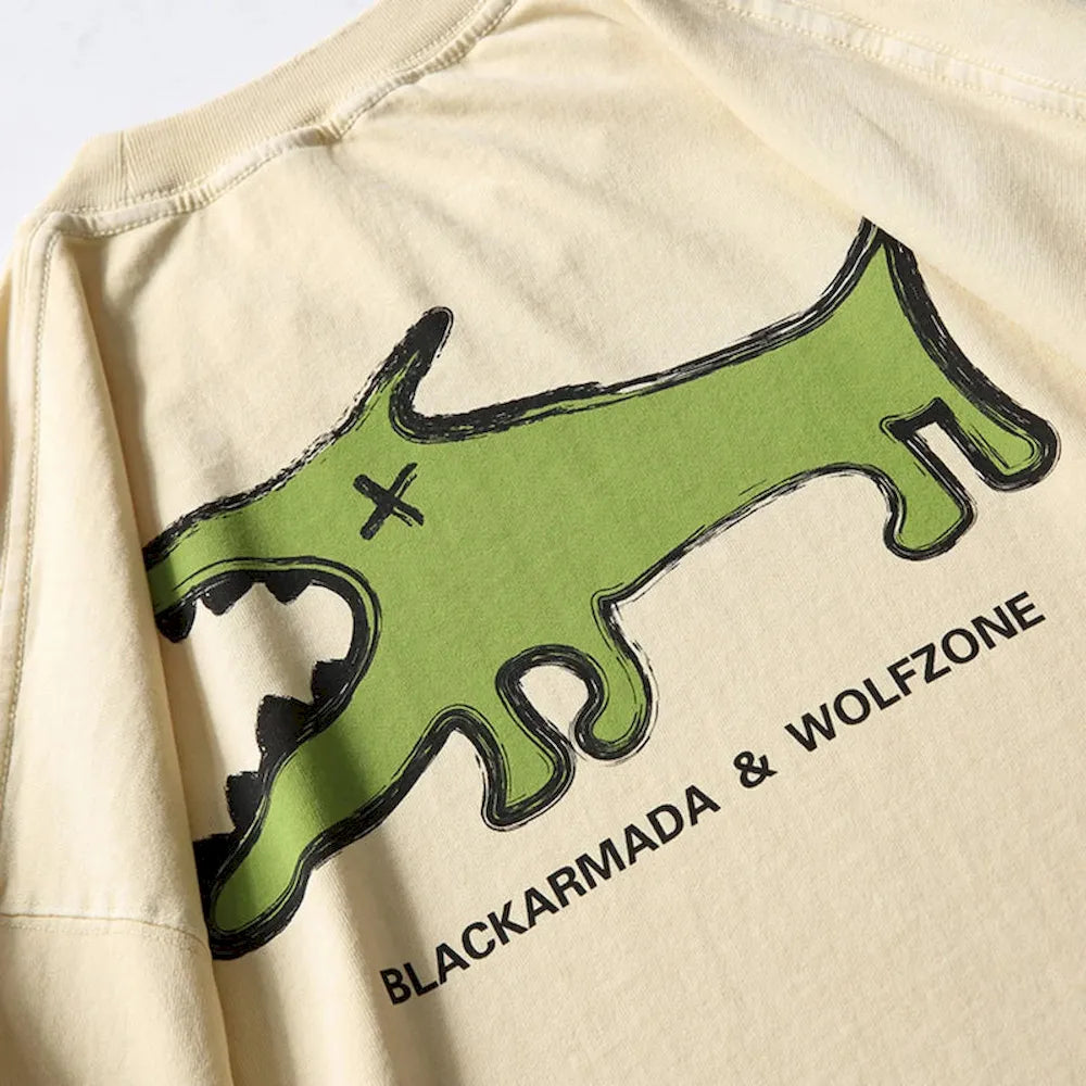 BLACKARMADA Unisex Oversized Cotton T-Shirt - Streetwear Style for Everyday Wear