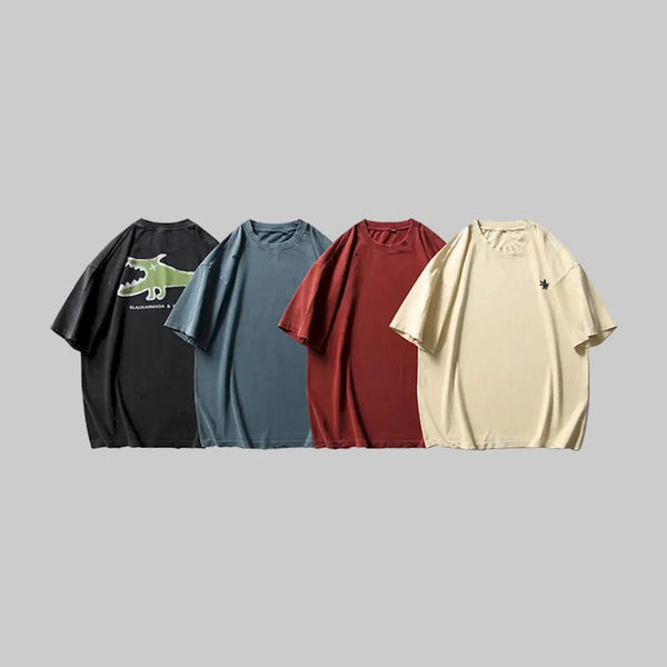 BLACKARMADA Unisex Oversized Cotton T-Shirt - Streetwear Style for Everyday Wear