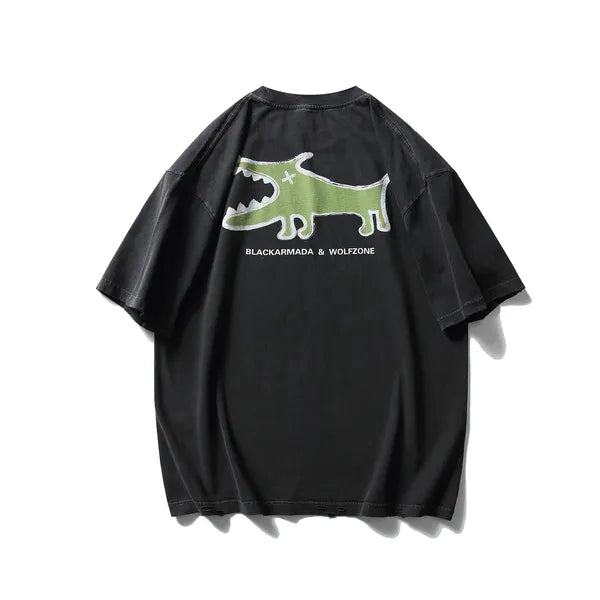 BLACKARMADA Unisex Oversized Cotton T-Shirt - Streetwear Style for Everyday Wear