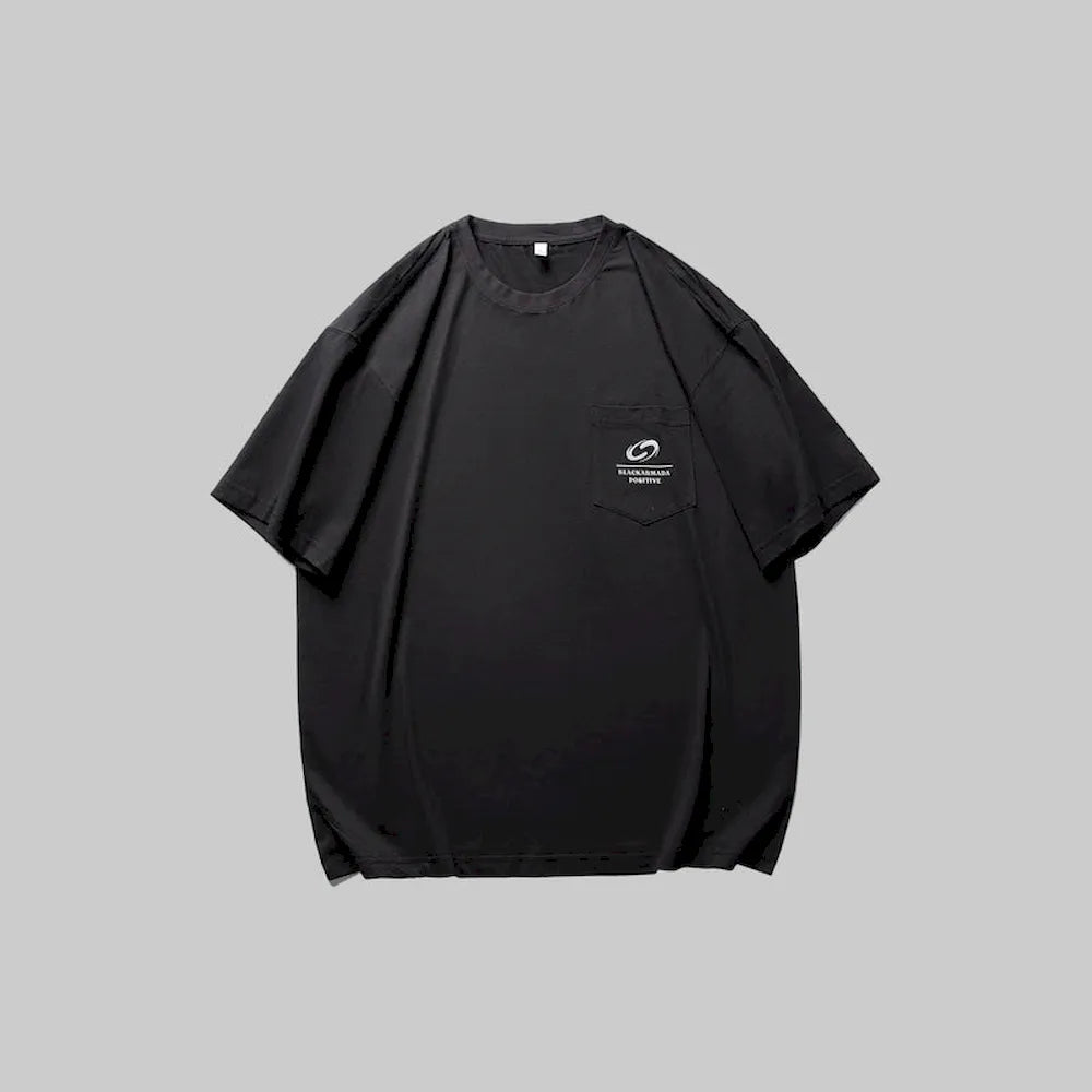 BLACKARMADA Reflective Graphic T-Shirt | Pocket Tee with Back Print for High Visibility