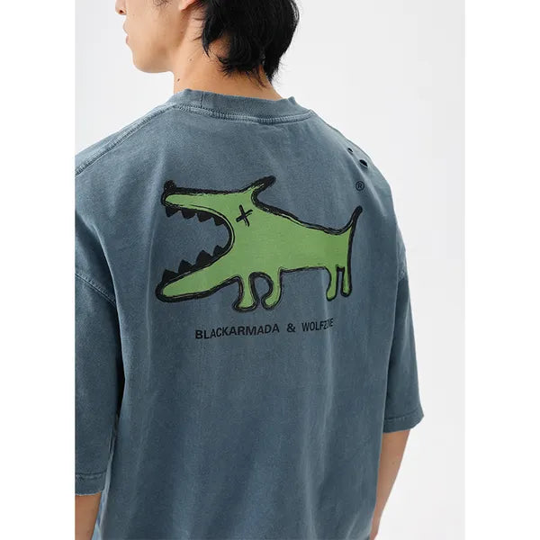 BLACKARMADA Unisex Oversized Cotton T-Shirt - Streetwear Style for Everyday Wear