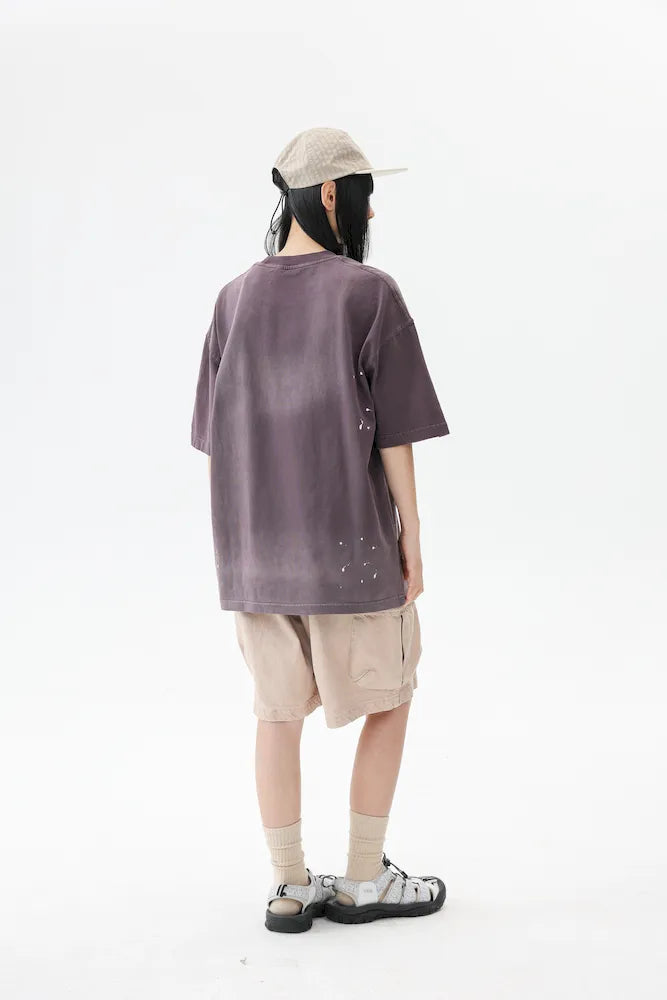 BLACKARMADA Unisex Oversized Cotton Tee - Retro Streetwear Design for Everyday Wear