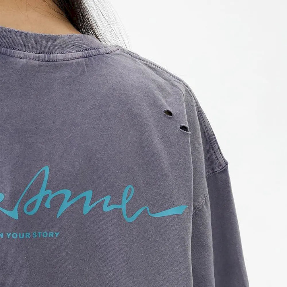 BLACKARMARA Unisex Casual T-Shirt,Bold Contrast Print,Signature Design,Relaxed Fit for Everyday&Summer