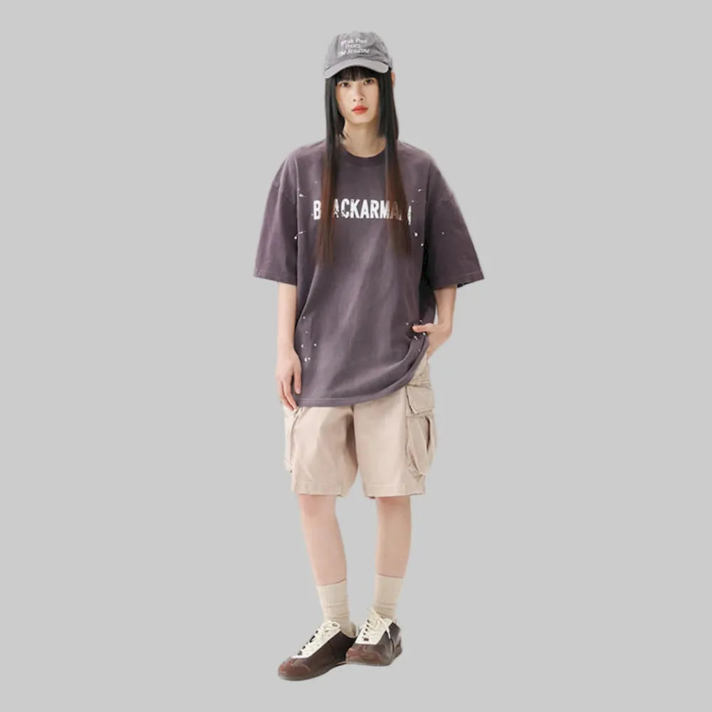 BLACKARMADA Unisex Vintage Graphic T-Shirt | Retro Puff Print Cotton Oversized Tee