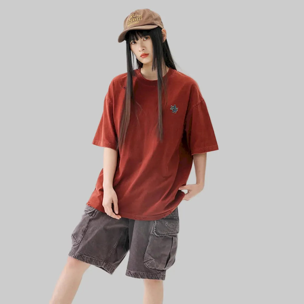 BLACKARMADA Unisex Oversized Cotton T-Shirt - Streetwear Style for Everyday Wear