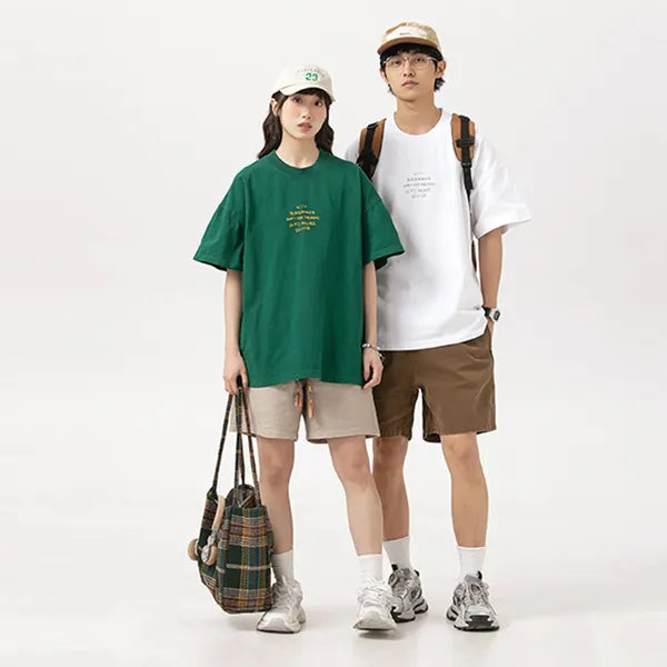 BLACKARMADA Unisex Heavyweight Cotton T-Shirt | Non-Shrink Casual Basic Tee for Men & Women