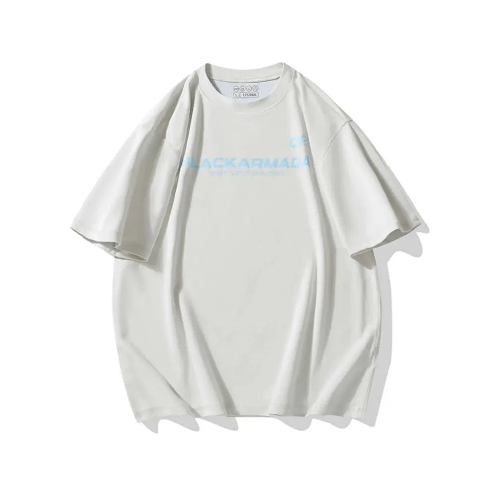 BLACKARMADA Unisex Oversized Tee | Breathable Cotton-Poly Blend, Casual Streetwear for All Body Types
