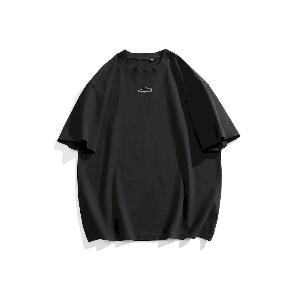 BLACKARMADA Unisex Casual T-Shirt – Oversized, Breathable 100% Cotton, All-Day Comfort
