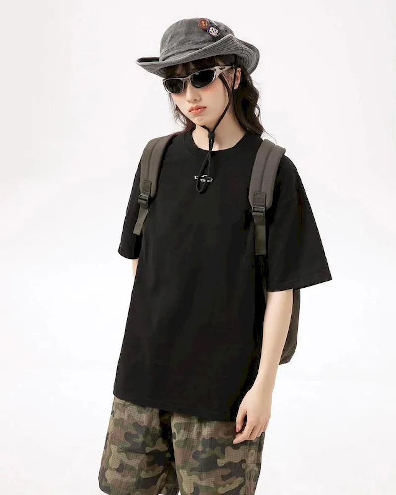 BLACKARMADA Unisex Casual T-Shirt – Oversized, Breathable 100% Cotton, All-Day Comfort