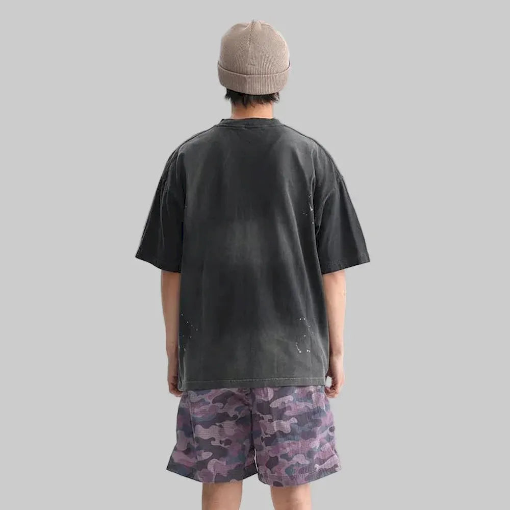 BLACKARMADA Oversized Retro T-Shirt ¨C 260G Heavyweight Cotton Vintage Streetwear Tee