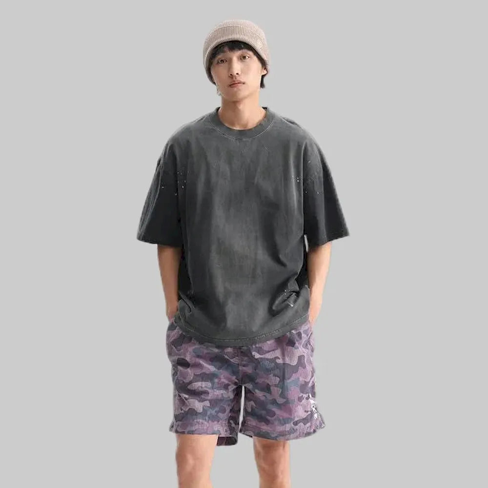 BLACKARMADA Oversized Retro T-Shirt ¨C 260G Heavyweight Cotton Vintage Streetwear Tee