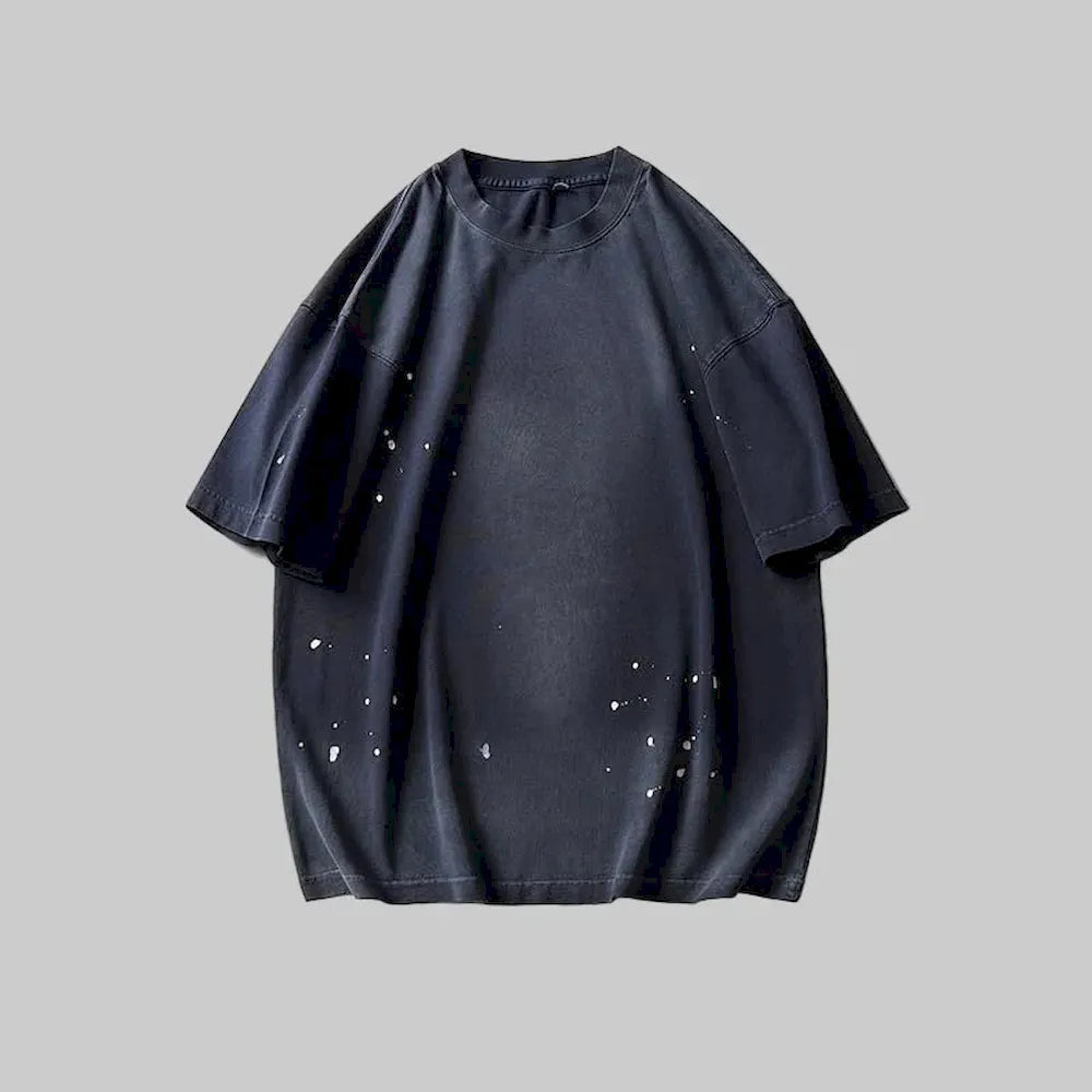BLACKARMADA Oversized Retro T-Shirt ¨C 260G Heavyweight Cotton Vintage Streetwear Tee