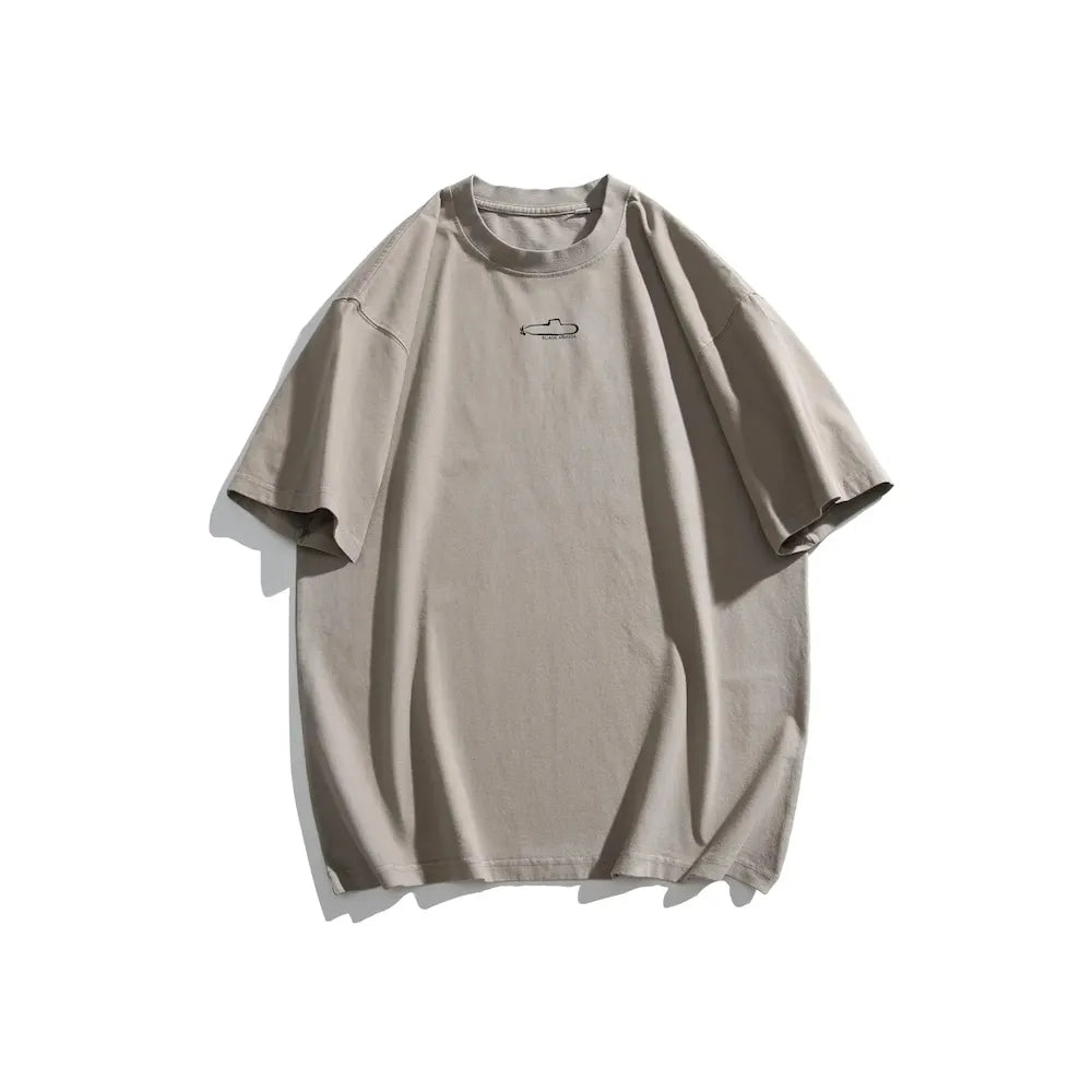 BLACKARMADA Unisex Casual T-Shirt – Oversized, Breathable 100% Cotton, All-Day Comfort