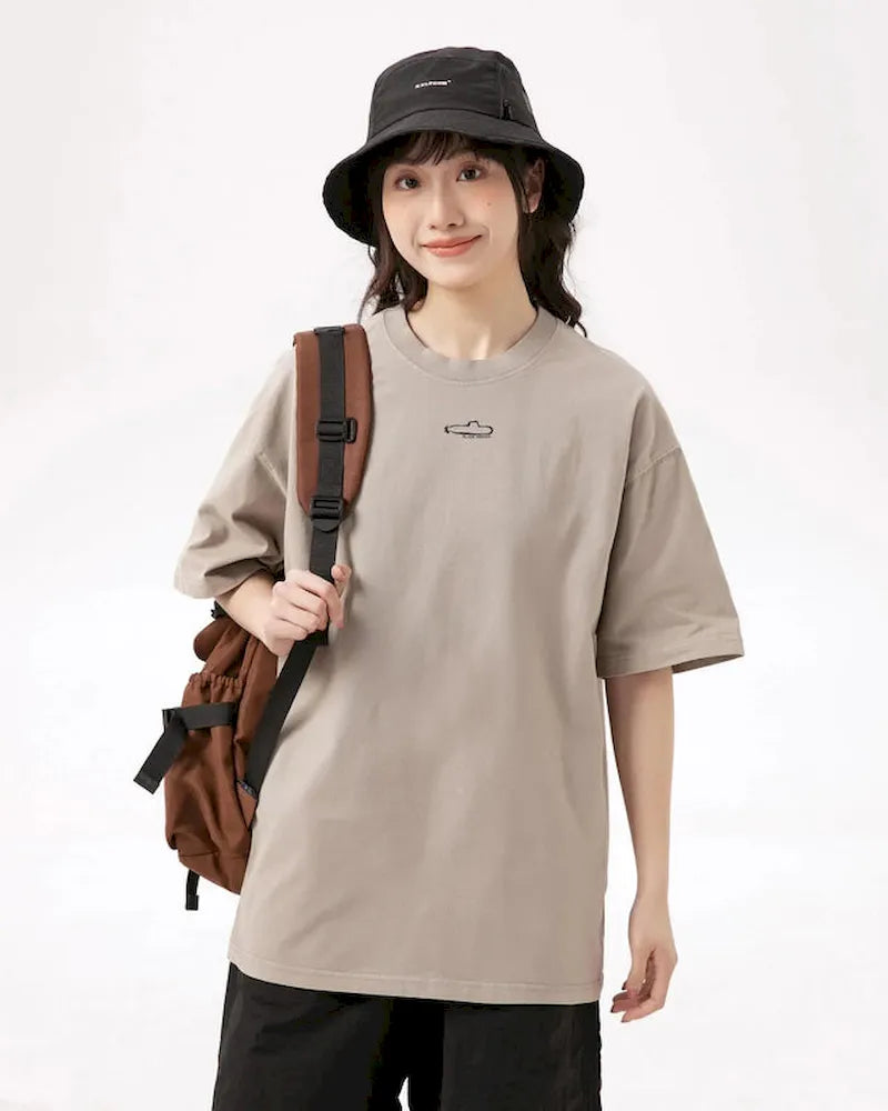 BLACKARMADA Unisex Casual T-Shirt – Oversized, Breathable 100% Cotton, All-Day Comfort