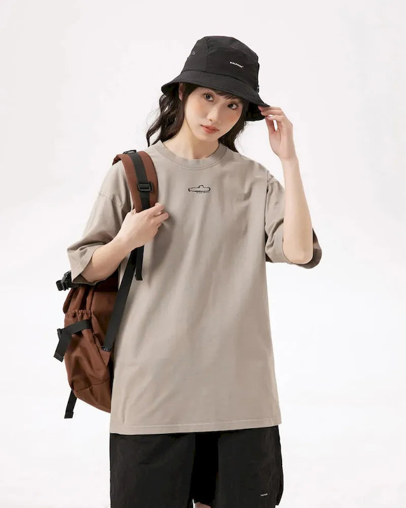 BLACKARMADA Unisex Casual T-Shirt – Oversized, Breathable 100% Cotton, All-Day Comfort
