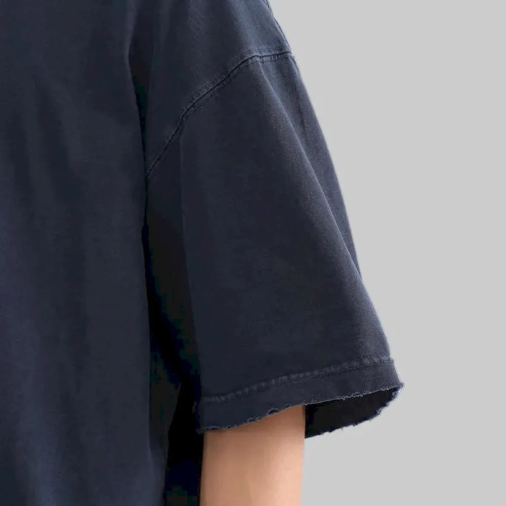BLACKARMADA Oversized Unisex T-Shirt-260G Heavyweight Salt-Washed Cotton, Casual&Streetwear for Everyday&Outdoor Wear