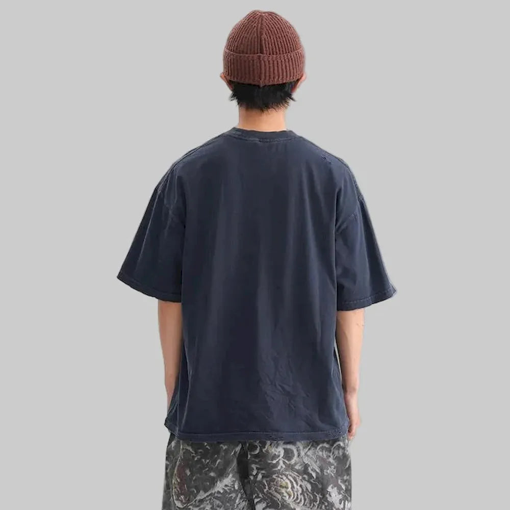 BLACKARMADA Oversized Unisex T-Shirt-260G Heavyweight Salt-Washed Cotton, Casual&Streetwear for Everyday&Outdoor Wear