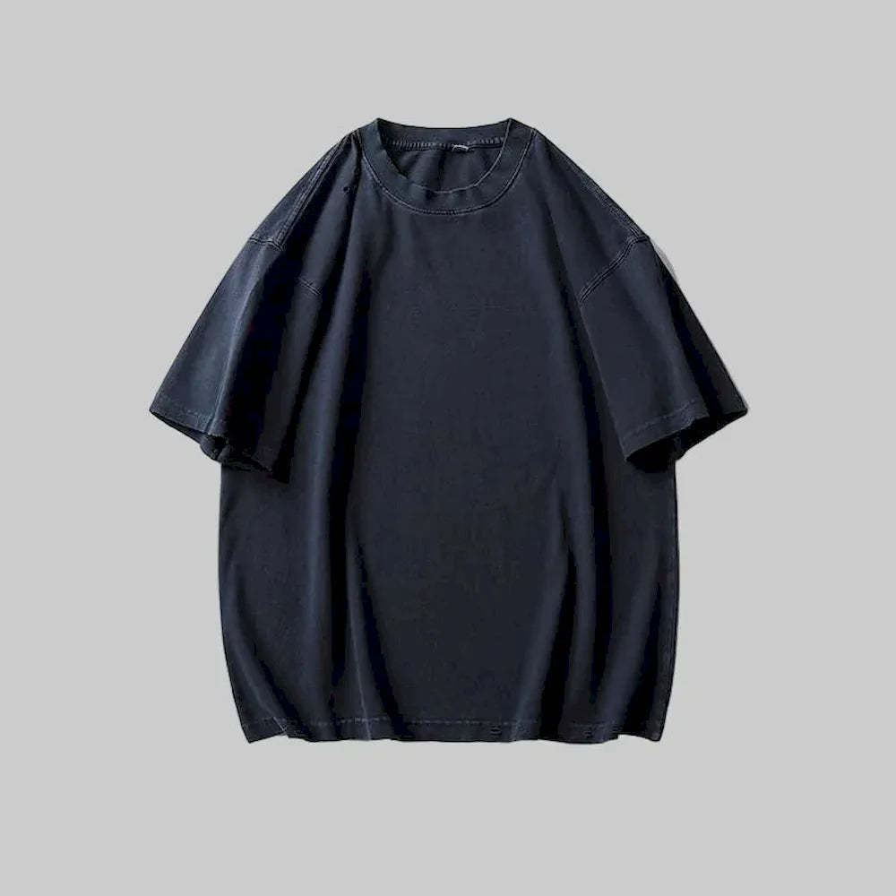 BLACKARMADA Oversized Unisex T-Shirt-260G Heavyweight Salt-Washed Cotton, Casual&Streetwear for Everyday&Outdoor Wear