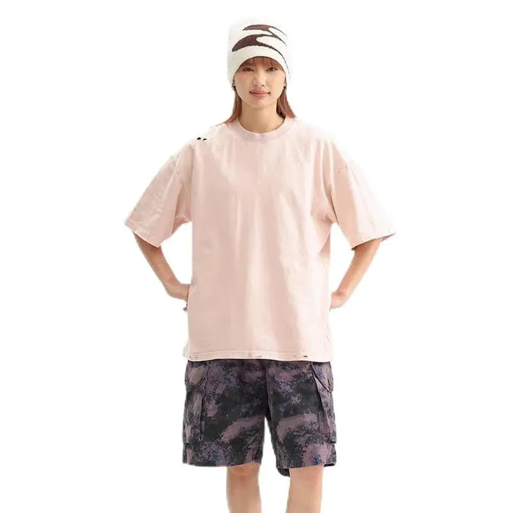 BLACKARMADA Oversized Unisex T-Shirt-260G Heavyweight Salt-Washed Cotton, Casual&Streetwear for Everyday&Outdoor Wear