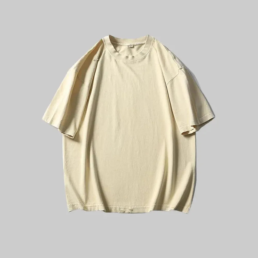 BLACKARMADA Oversized Unisex T-Shirt-260G Heavyweight Salt-Washed Cotton, Casual&Streetwear for Everyday&Outdoor Wear